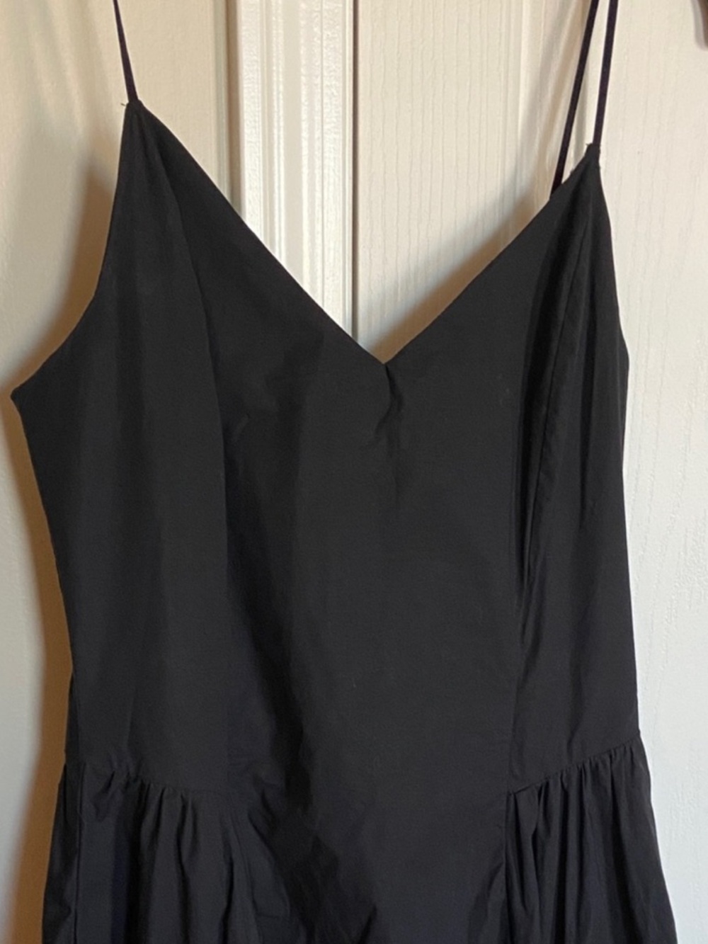 Aritzia Black Spaghetti-Strap Midi Dress - Picture 8 of 9